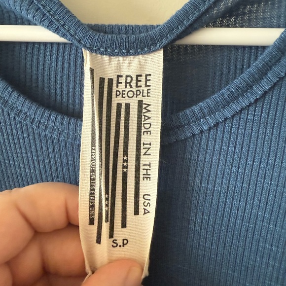 Free People Ribbed Racerback Swing Tank - Picture 3 of 6